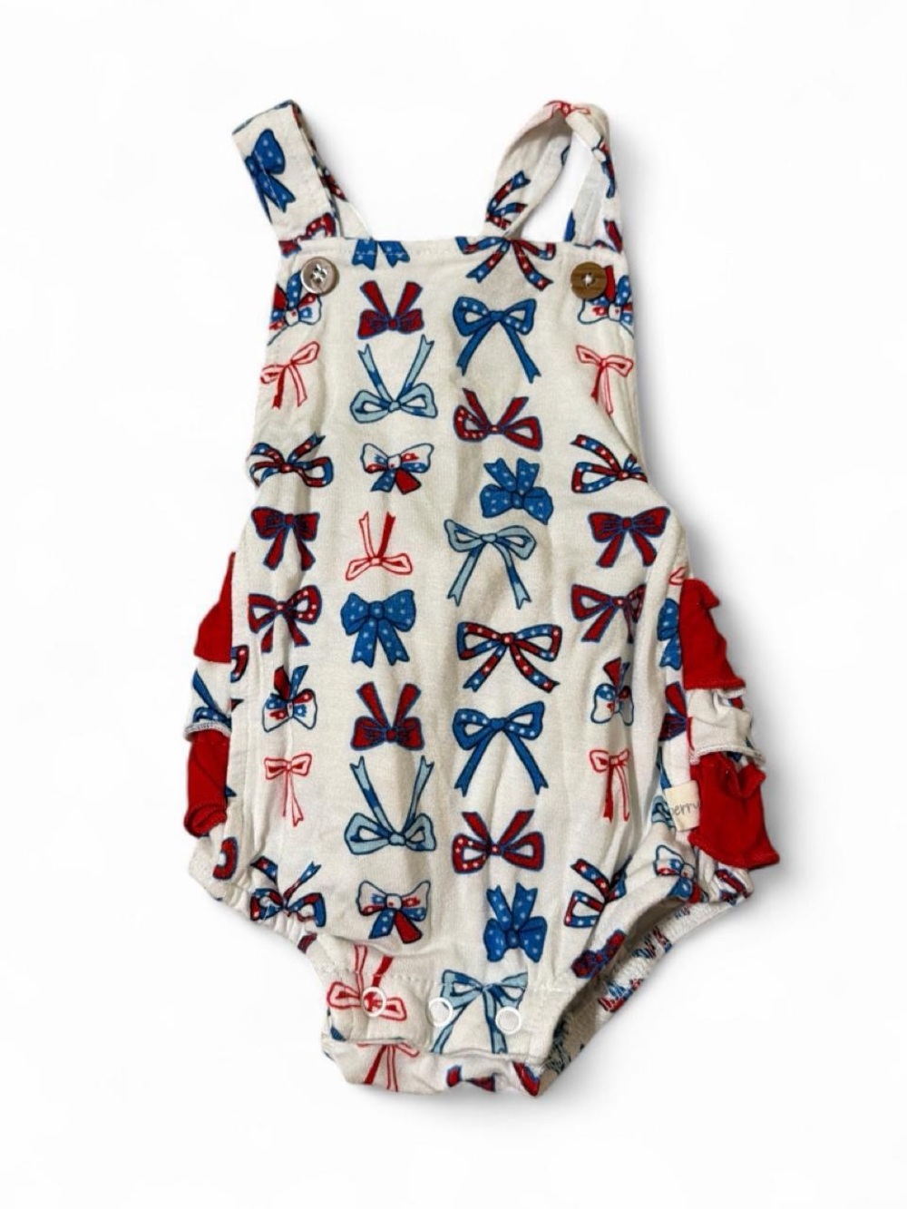 Milkberry Baby Bow-Print One-Piece Romper